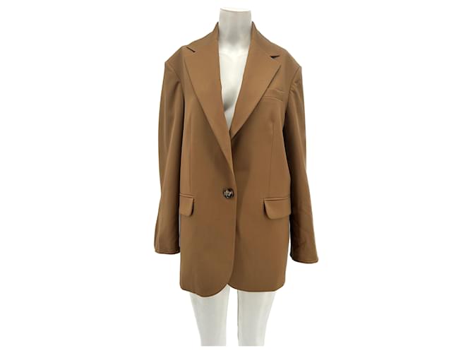 Autre Marque NACKIYÉ Vestes T.FR 36 Polyester Marron  ref.1425054