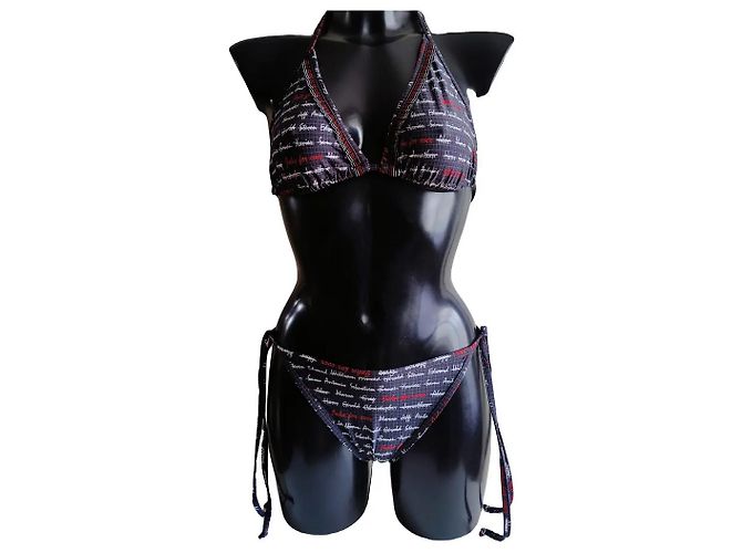 John Galliano John For Ever Bikini Schwarz