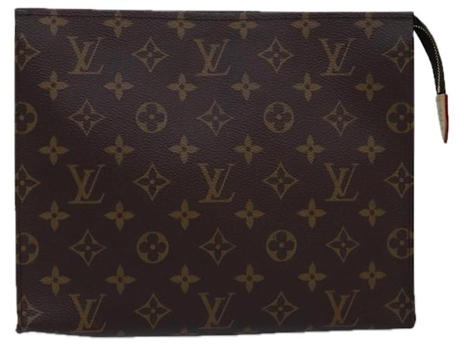 LOUIS VUITTON Monogram Poche Toilette 26 Pouch M47542 LV Auth yk12943A Cloth  ref.1425216