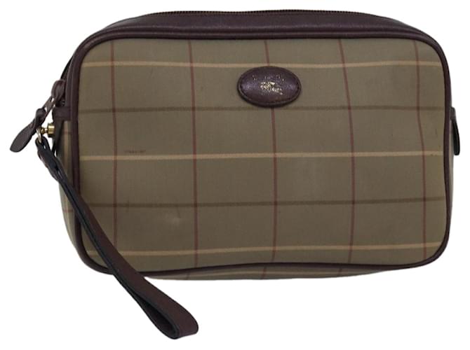 Autre Marque Burberrys Nova Check Clutch Bag Canvas Beige Auth bs15066 Cloth  ref.1425241