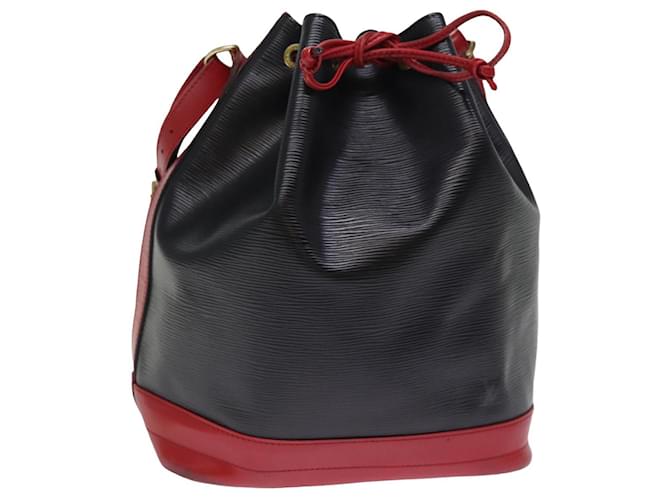 LOUIS VUITTON Sac à épaule Epi Noe Par couleur Noir Rouge M44017 LV Auth 77413 Cuir  ref.1425329