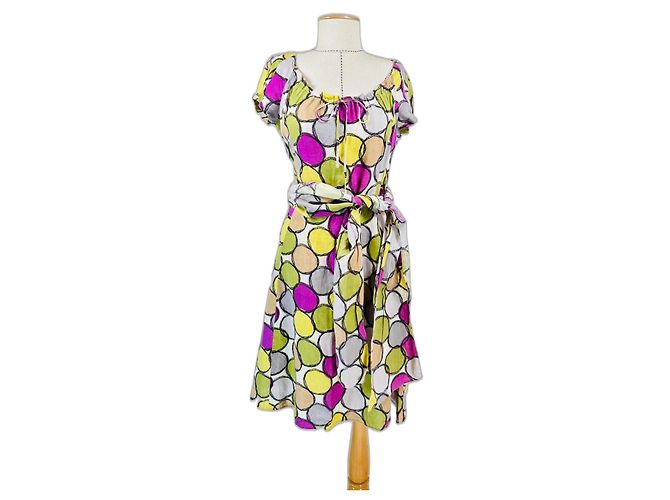 Hobbs Leinenkleid Mehrfarben