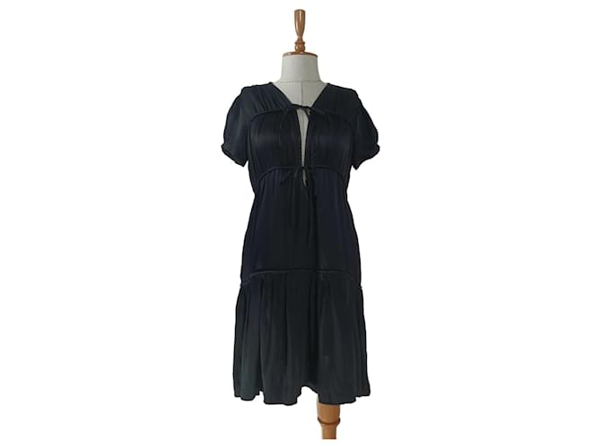 Autre Marque Dresses Black Silk  ref.1425391