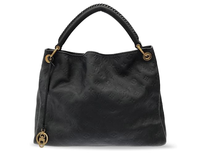 Bolso hobo Artsy MM en Monogram Empreinte negro de Louis Vuitton Cuero  ref.1425500