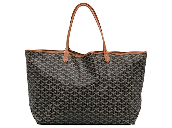 Bolsa Tote Goyardine Saint Louis GM Goyard preta Preto Couro  ref.1425547