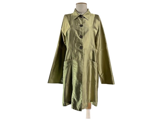 Gabardina de algodón verde Bitte Kai Rand