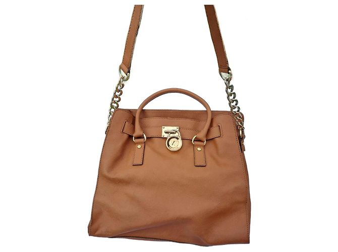 Bolsa Michael Kors Hamilton Camelo