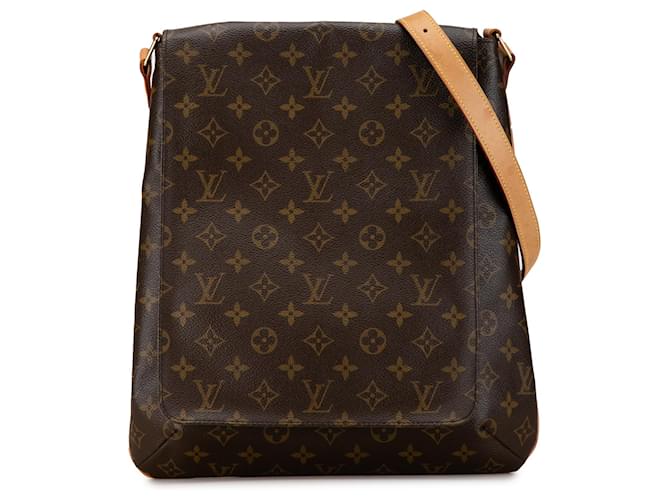 Louis Vuitton Brown Monogram Musette Salsa GM Cloth  ref.1425836