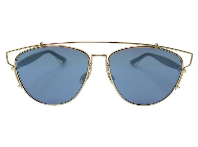 ESTUCHE DE GAFAS DE SOL DIOR TECHNOLOGIC RHL2A METAL DORADO  ref.1425929