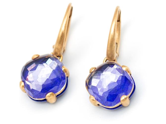 POMELLATO Earrings Rose Gold Blue Ceramic. Brand new. Pink gold  ref.1426088