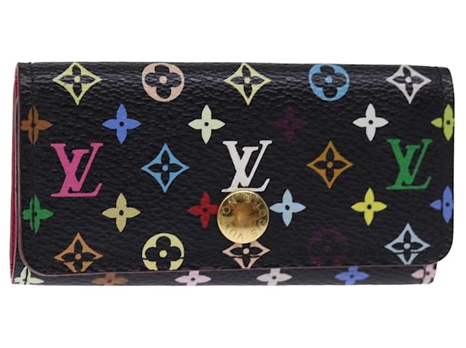 LOUIS VUITTON Monogram Multicolore Multicles 4 Porte-clés Noir M93732 Auth 76935  ref.1426117