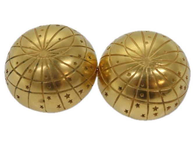 Hermès Boucles d'oreilles HERMES Or Auth ar11957B Doré