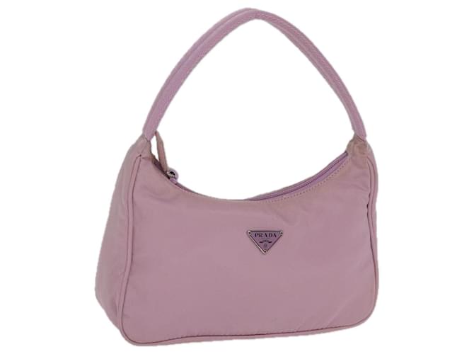 PRADA Hand Bag Nylon Pink Auth bs15043  ref.1426185