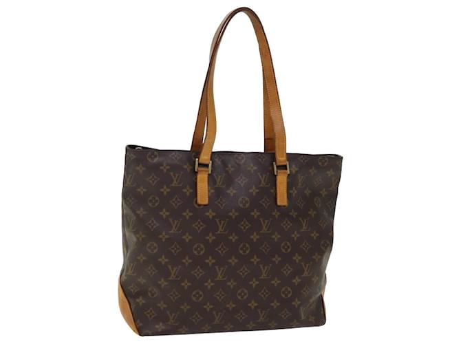 LOUIS VUITTON Monogram Cabas Mezzo Tote Bag M51151 LV Auth ar11945B Monogramm Leinwand  ref.1426192