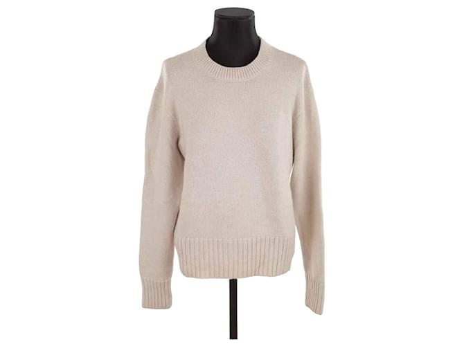 Ami Wollpullover Beige Wolle  ref.1426367