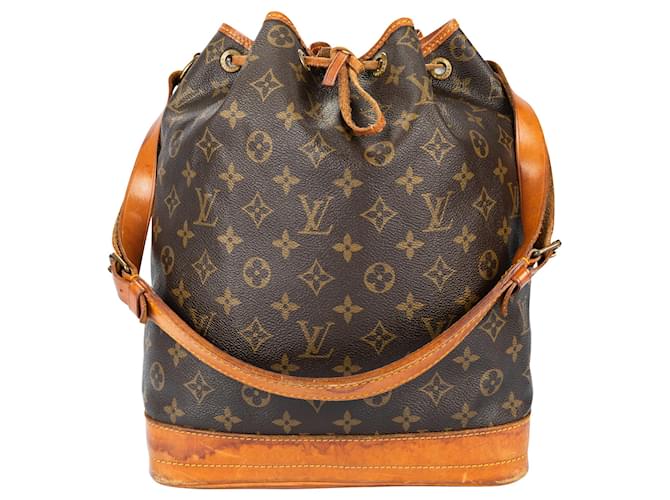 Noe Grande Tasche aus Monogramm-Canvas von Louis Vuitton Braun Leder  ref.1426436