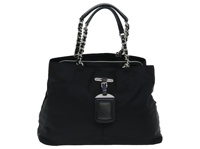 Tote Prada Tessuto Schwarz Synthetisch  ref.1426497