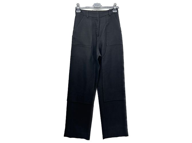 Autre Marque Pantalones Christopher Esber T.UK 8 Algodón Negro