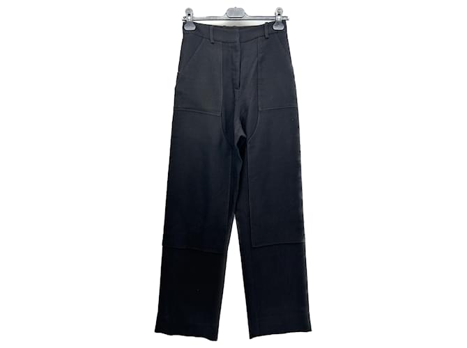 Autre Marque Christopher Esber trousers T.UK 8 Cotton Black  ref.1426612