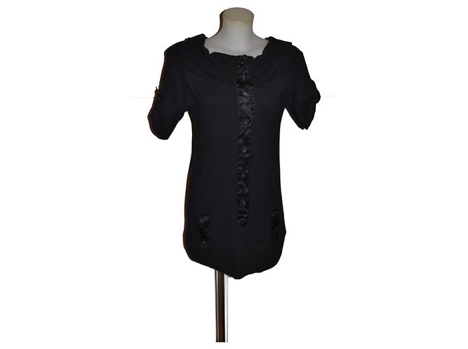 Liu.Jo Kleid schwarz Baumwolle Viskose Größe 42