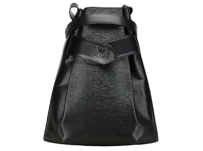 Bolsa de ombro Louis Vuitton Epi Sac de Paul GM em couro M80155 em muito bom estado Preto  ref.1426809