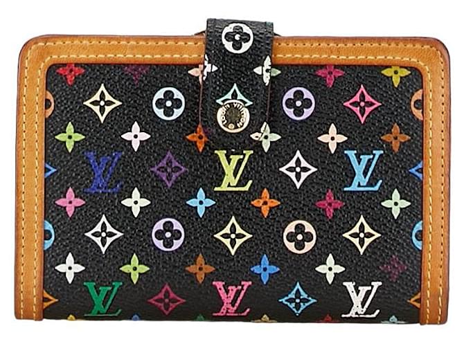 Portefeuille bifold Monogram Multicolore Louis Vuitton M92988 en très bon état Plastique Noir  ref.1426813