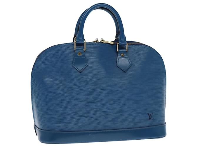 LOUIS VUITTON Epi Alma Hand Bag Toledo Blue M52145 LV Auth 77909 Leather  ref.1427020