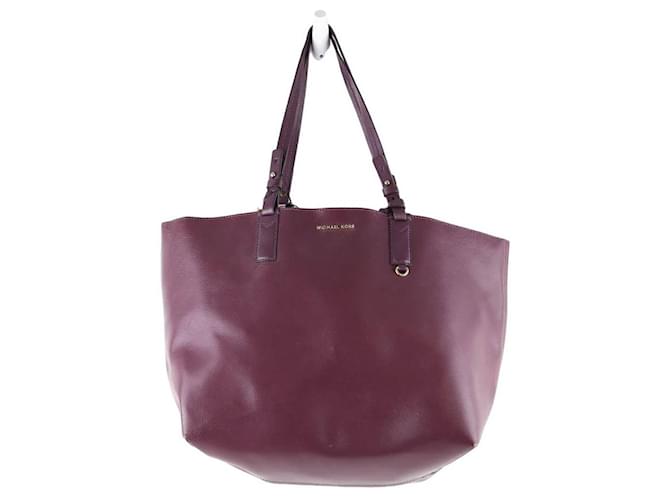 Michael kors purple tote bag hotsell