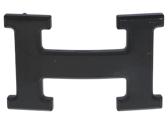 Hermès HERMES Accessory Single Buckle / Black Metal Belt Buckle - 102006  ref.1427086
