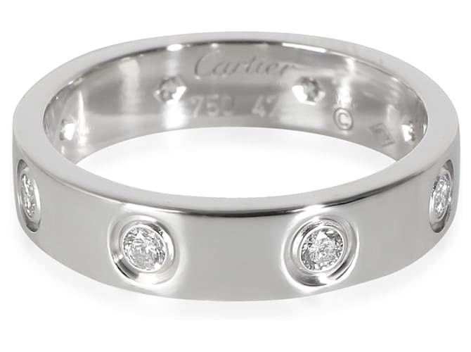 Cartier Love Wedding Band, Diamonds (White Gold)  ref.1427103