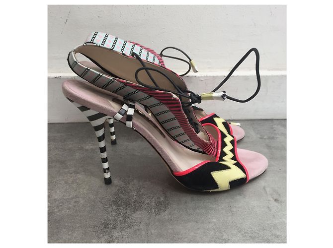 SOPHIA WEBSTER Sandali T.EU 38 Pelle Multicolore