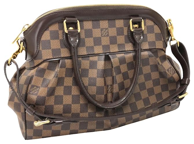 Louis Vuitton Trevi Castaño Lienzo  ref.1427308