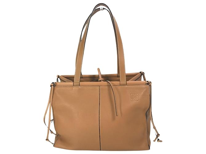 Loewe Cushion Brown Leather  ref.1427358