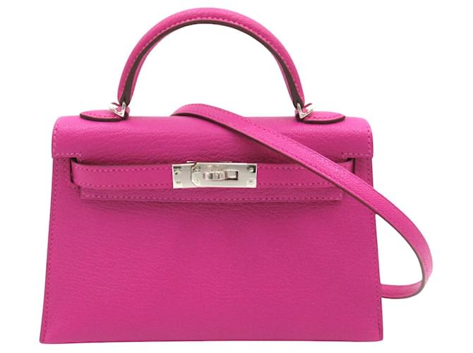 Hermès Kelly Pink Leather  ref.1427399