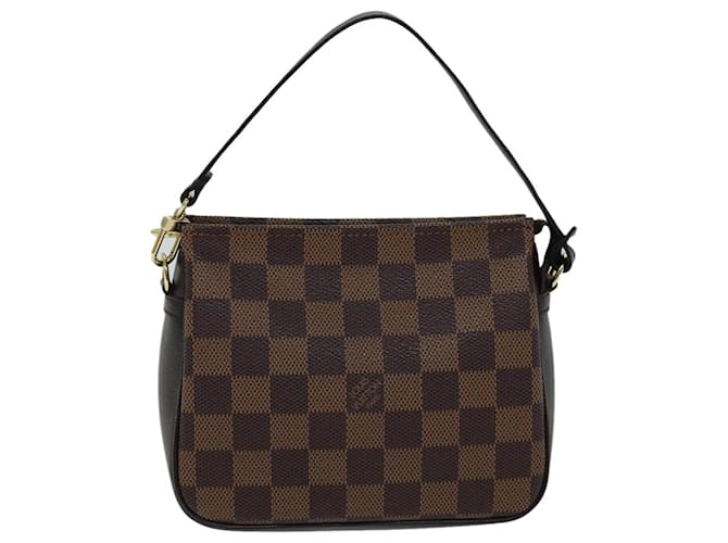 Louis Vuitton Cosmetic pouch Brown Cloth  ref.1427491