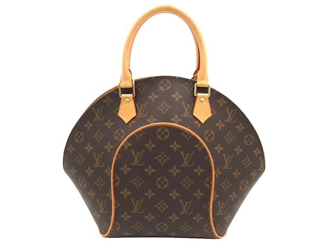 Ellipse Louis Vuitton Marrom Lona  ref.1427534