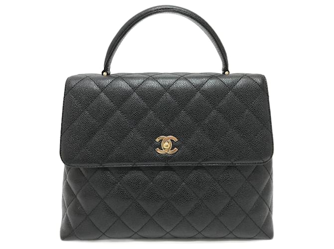 Chanel Coco Handle Black Leather  ref.1427549