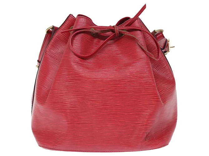 Noe Louis Vuitton Noé Roja Cuero  ref.1427551