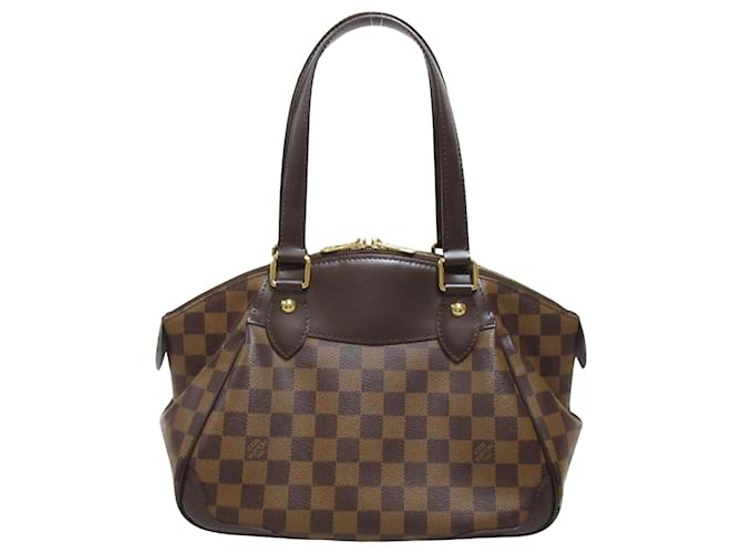 Louis Vuitton Verona Castaño Lienzo  ref.1427564