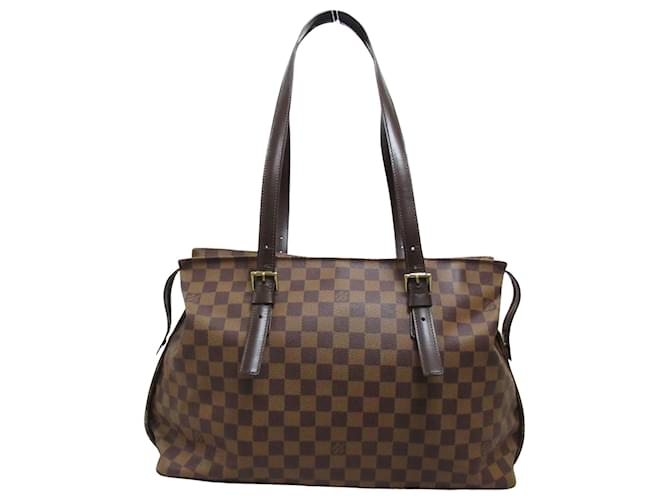 Louis Vuitton Chelsea Braun Leinwand  ref.1427579