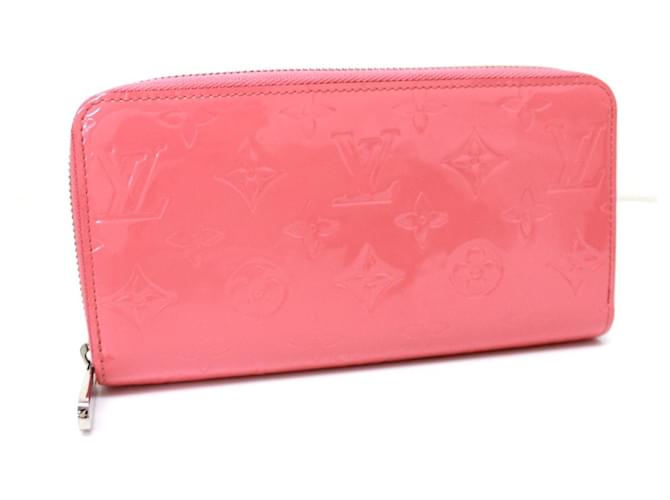 Carteira Zippy Louis Vuitton Rosa Couro envernizado  ref.1427615