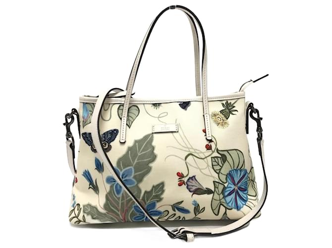 Gucci Flora Toile Beige  ref.1427619