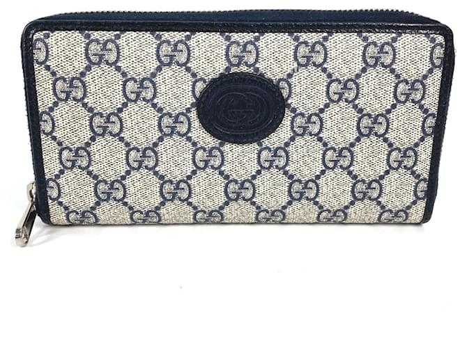 Gucci GG Supreme Azul marinho Lona  ref.1427623