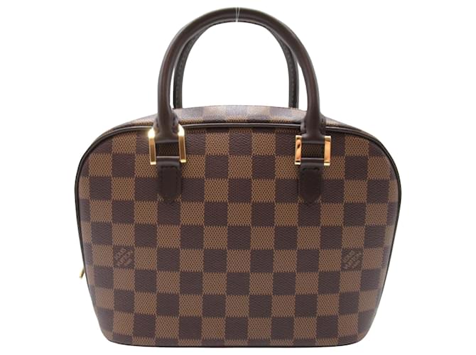 Louis Vuitton Saria Mini Castaño Lienzo  ref.1427626