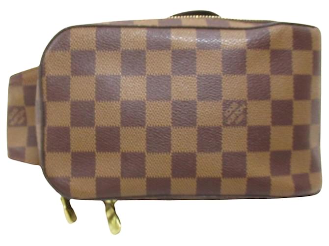 Louis Vuitton Geronimos Marrom Lona  ref.1427639