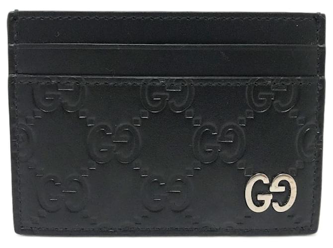 Gucci Guccissima Schwarz Leder  ref.1427657