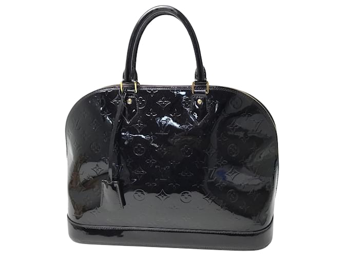 Louis Vuitton Alma Black Patent leather  ref.1427665