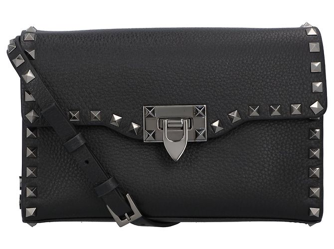 Valentino Garavani Borsa a spalla Small Rockstud Valentino Nero