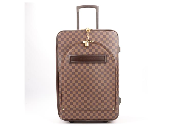 Pegase Valise Louis Vuitton Damier Pégase 55 Sac de Voyage N23294 Cuir Marron  ref.1428382