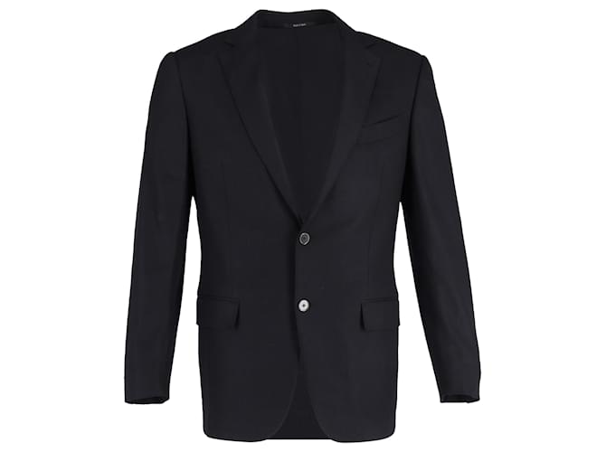Autre Marque Ermenegildo Zegna 15 Mil Mil 15 Blazer in Black Wool  ref.1428446